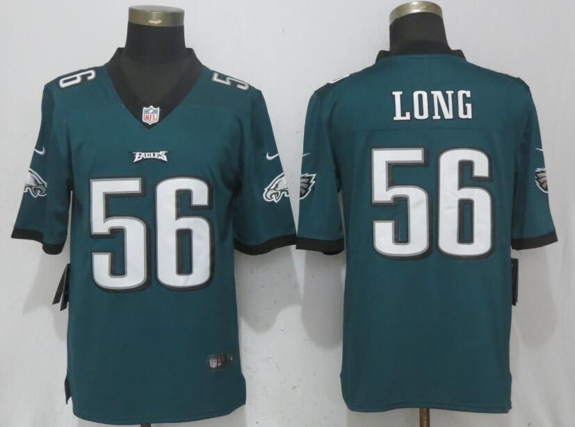 Men Philadelphia Eagles #56 Long Green Vapor Untouchable Nike Limited Player NFL Jerseys